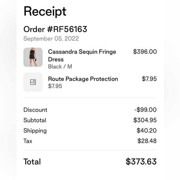 Retrofete Cassandra Sequin Fringe Dress - Picture 3 of 8